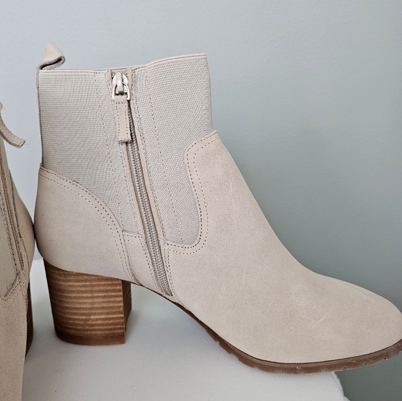 New Violet & Red Loaded Knit Cuff Tan Ankle Bootie Women Size 9.5 - Picture 14 of 16